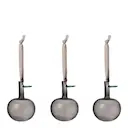 Oiva Toikka Collection glasäpplen 3-pack grå