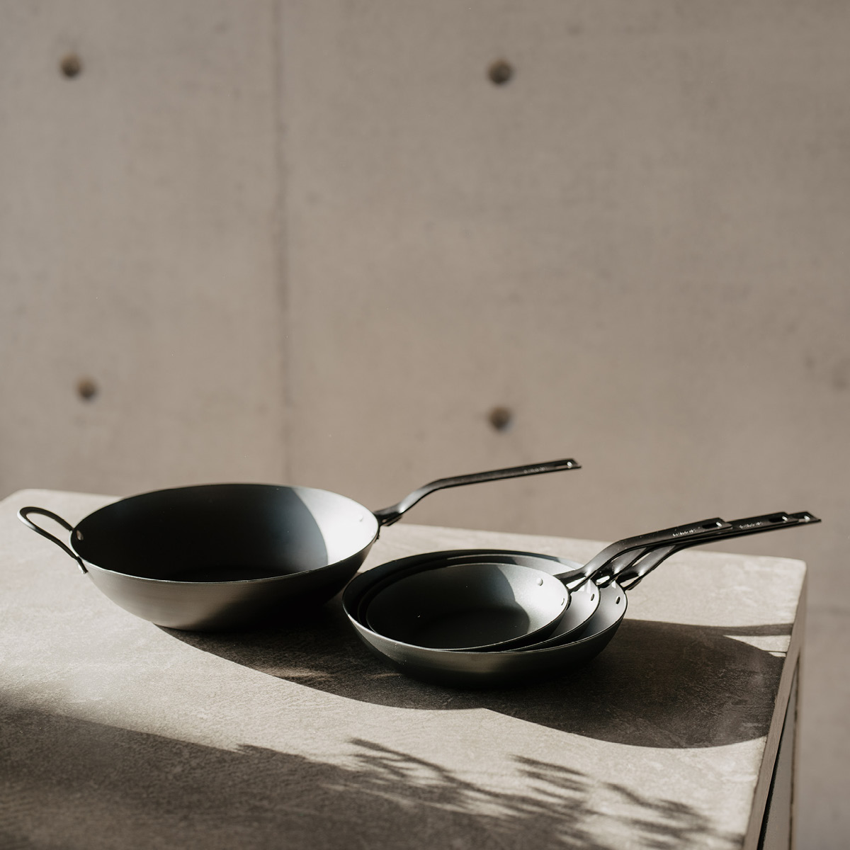 Heirol Blacksteel karbonstål stekepanne 24 cm svart