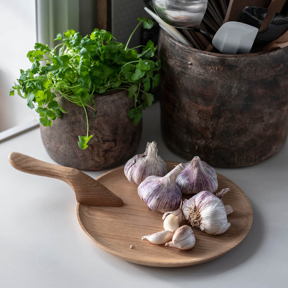 Kay Bojesen Denmark Menageri Serveringsfat 24,5 cm Ek