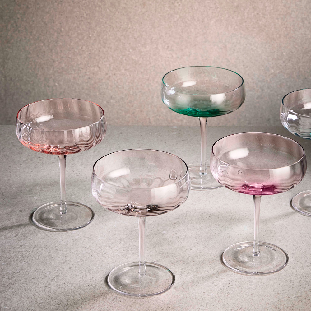 Aida Søholm Sonja champagne/cocktail glass 30 cl grønn