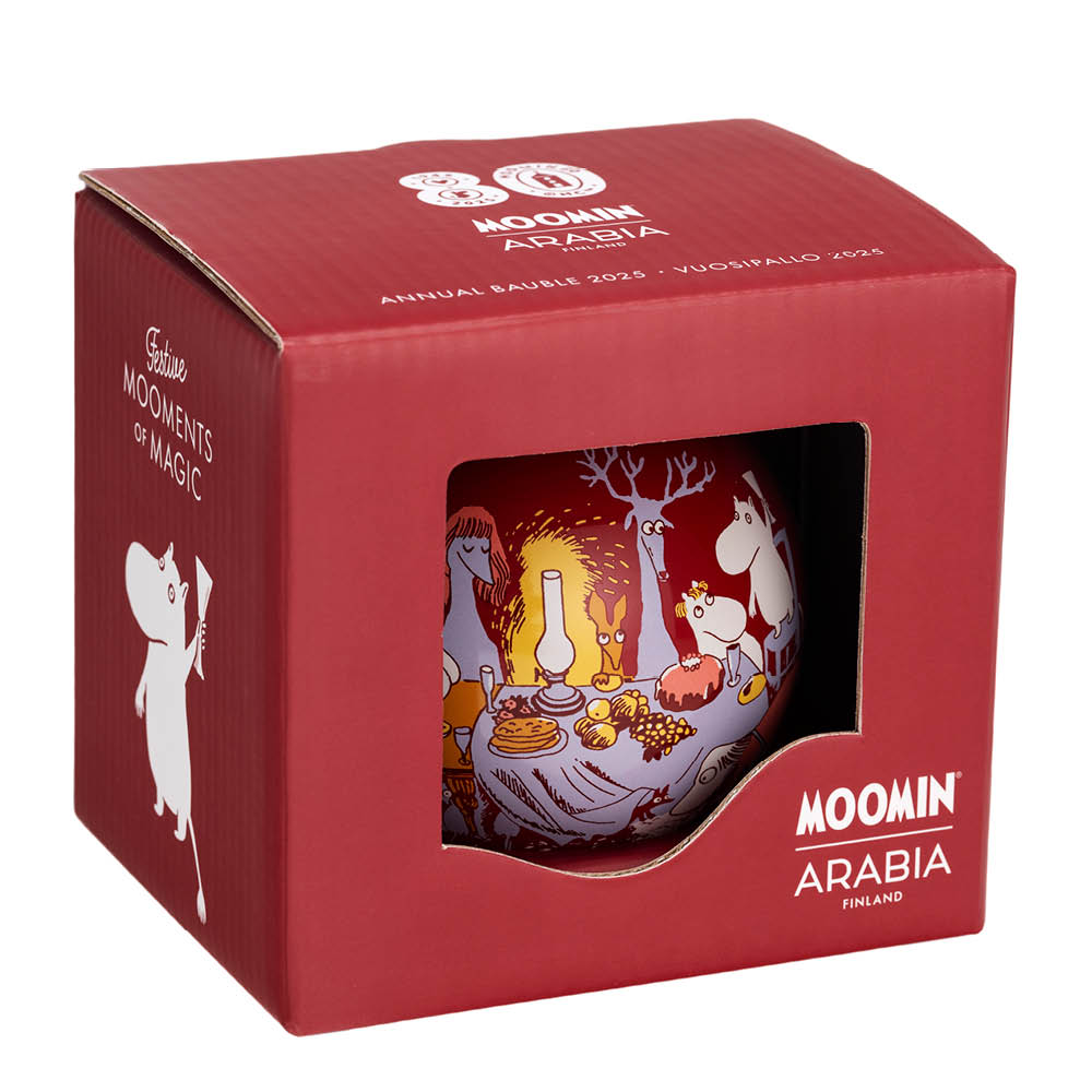 Moomin Arabia Mumin årets julkula 2025 8 cm