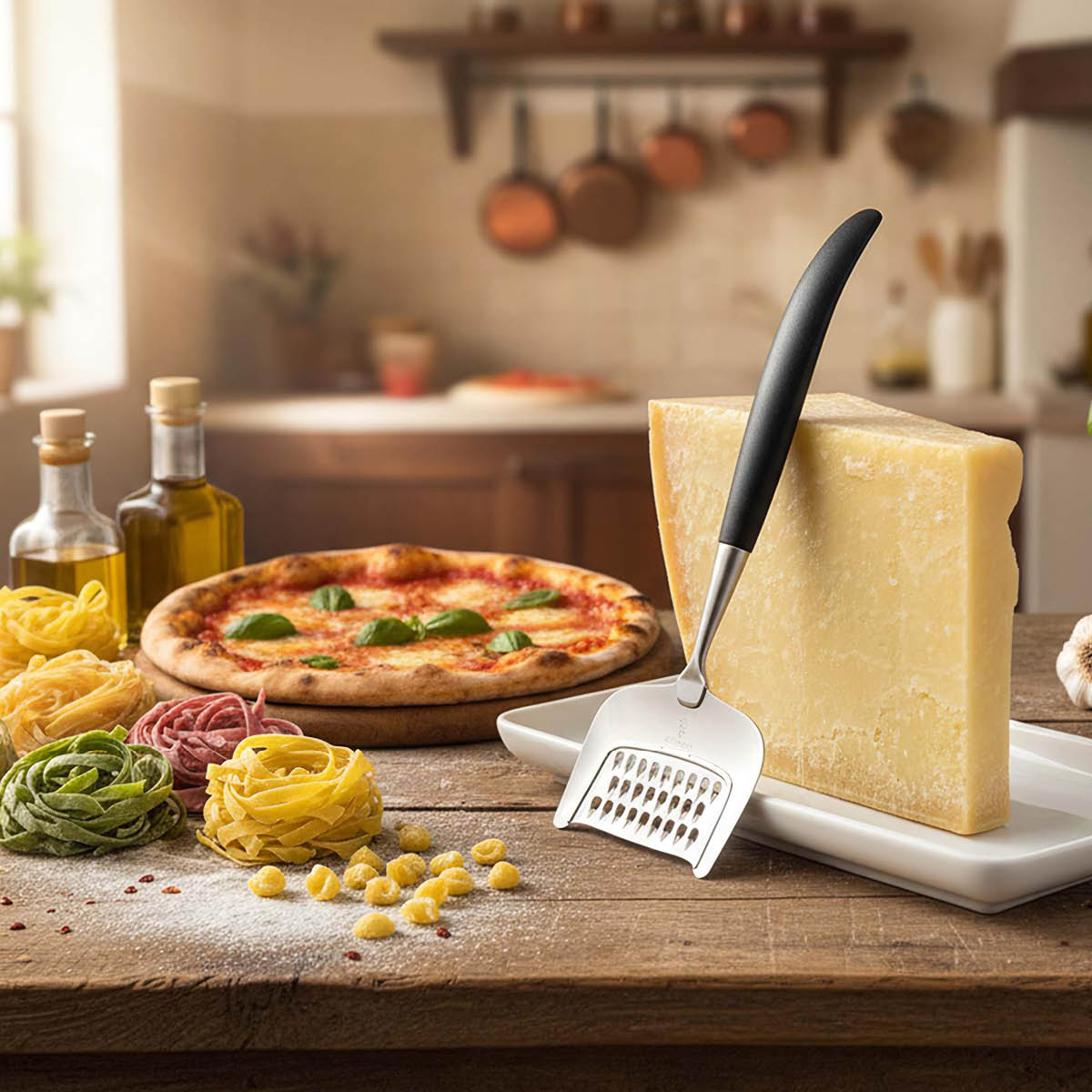 Bjørklund Amitto osthyvel rasp 23 cm svart