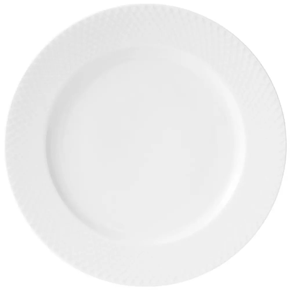 Rhombe Lautanen 27 cm Valkoinen