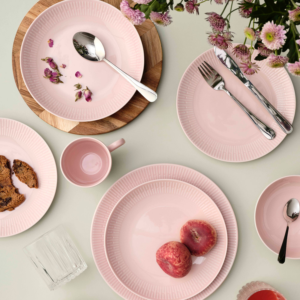 Aida Relief tallerken 27 cm rosa