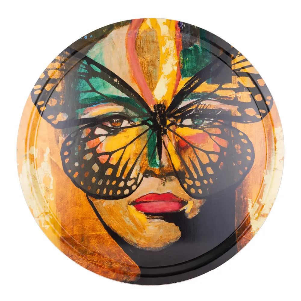 Tarjotin 46 cm Golden Butterfly