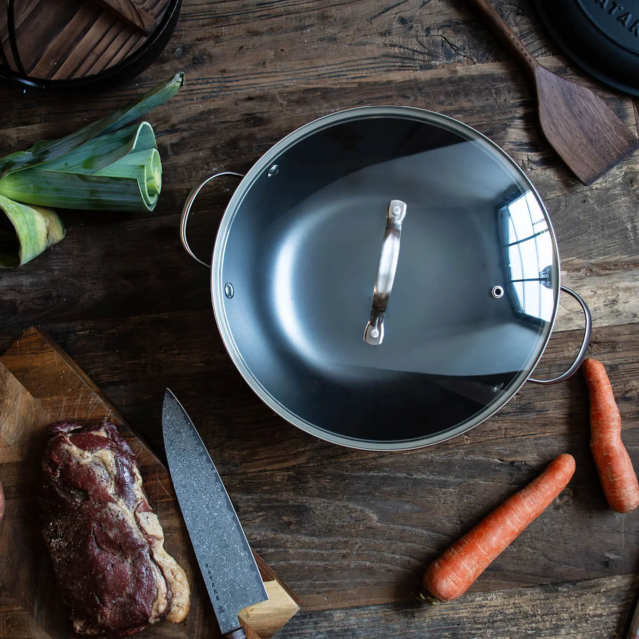 Satake Pure Pan Paistokasari 28 cm Valurauta