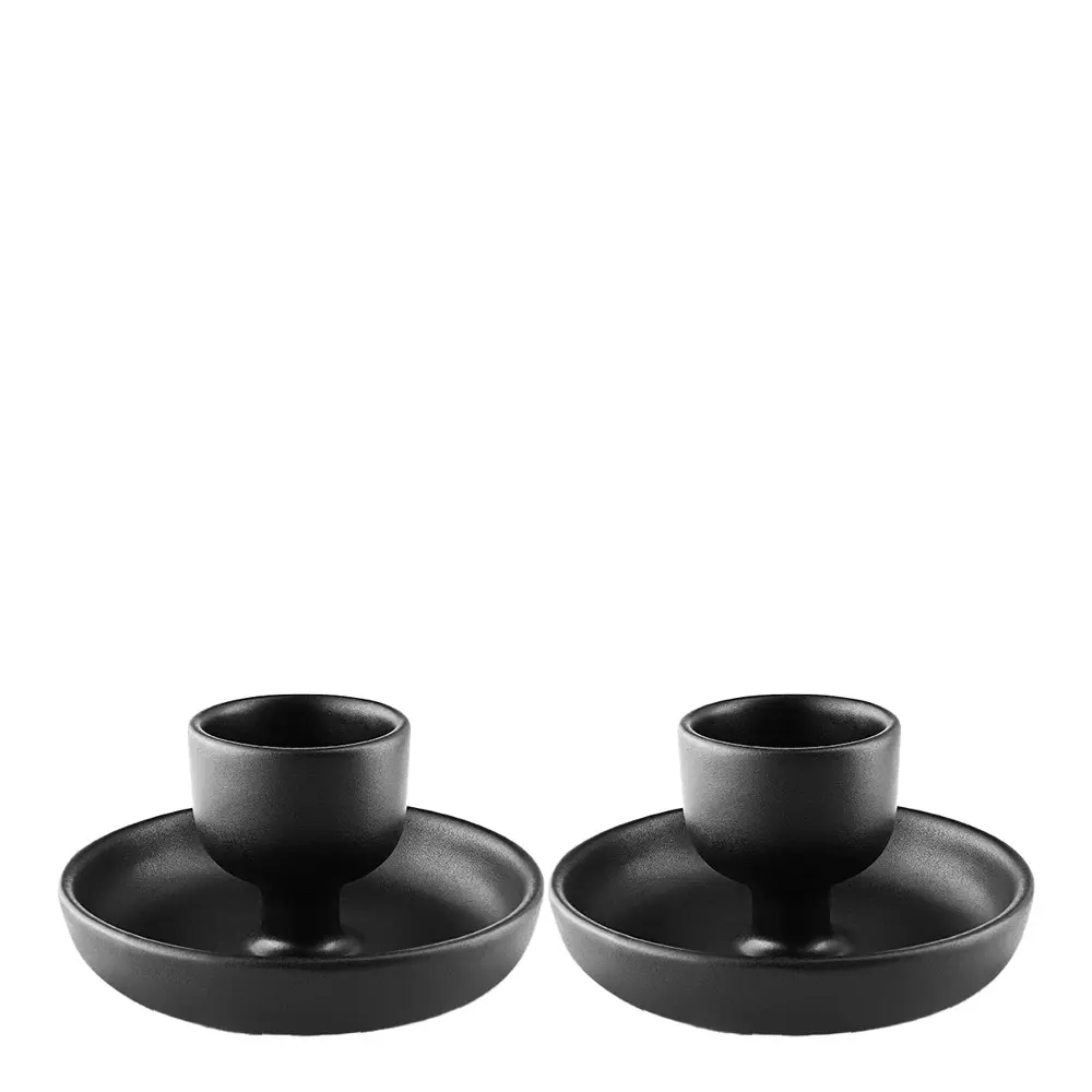 Nordic Kitchen Munakuppi 2 kpl Musta