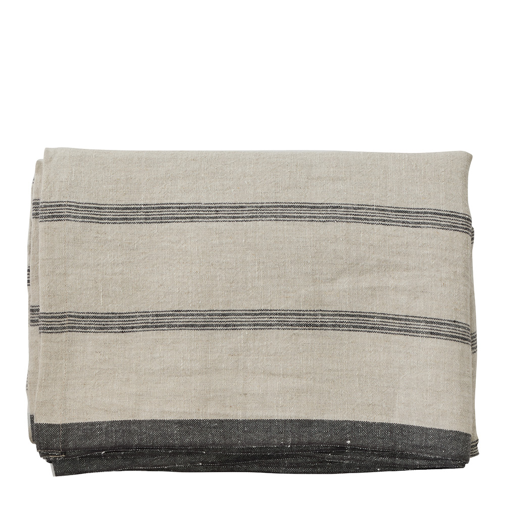 Tell Me More - Thea Pöytäliina 145x330 cm Beige/Denim stripe