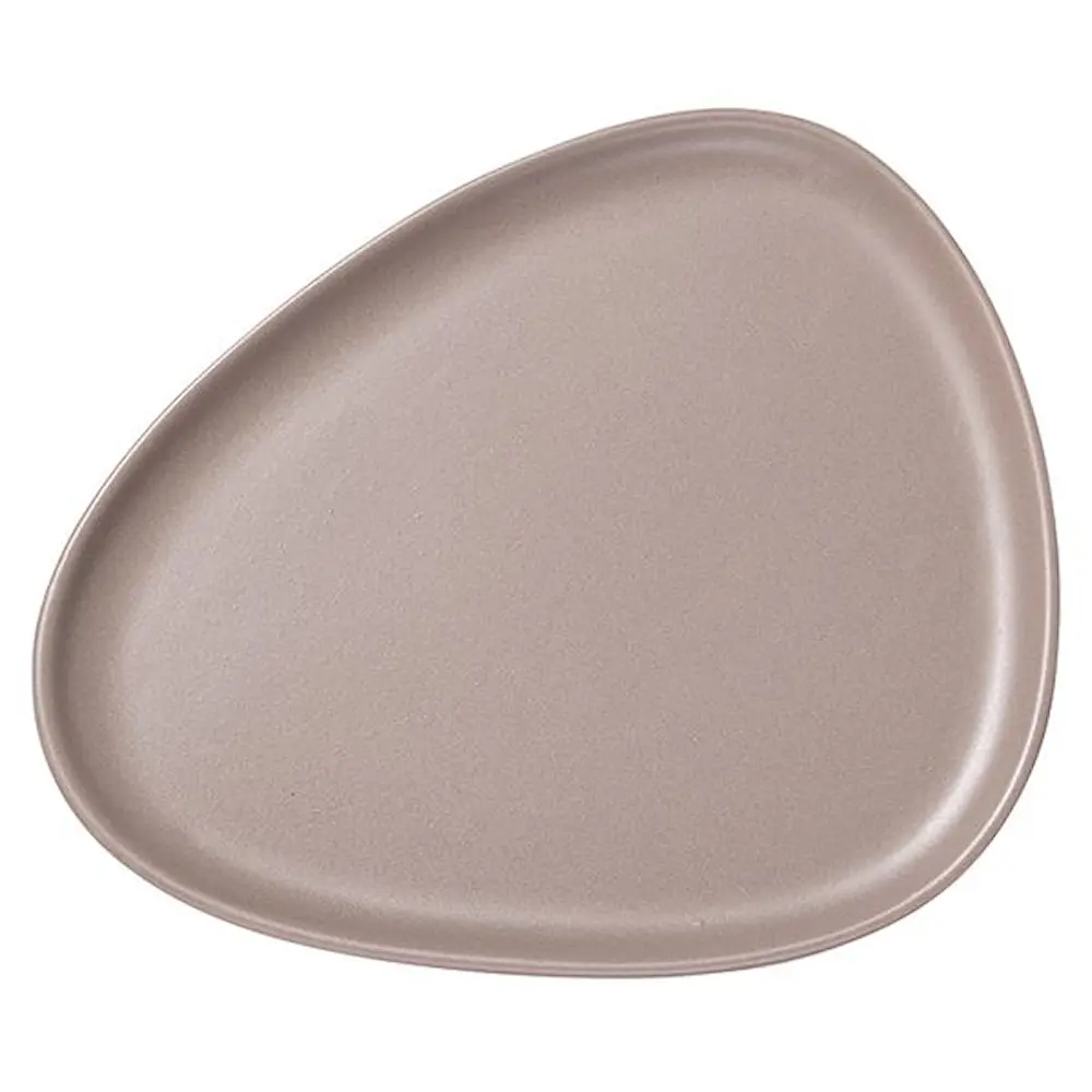 Curve Stoneware Lautanen 30x26 cm Harmaa