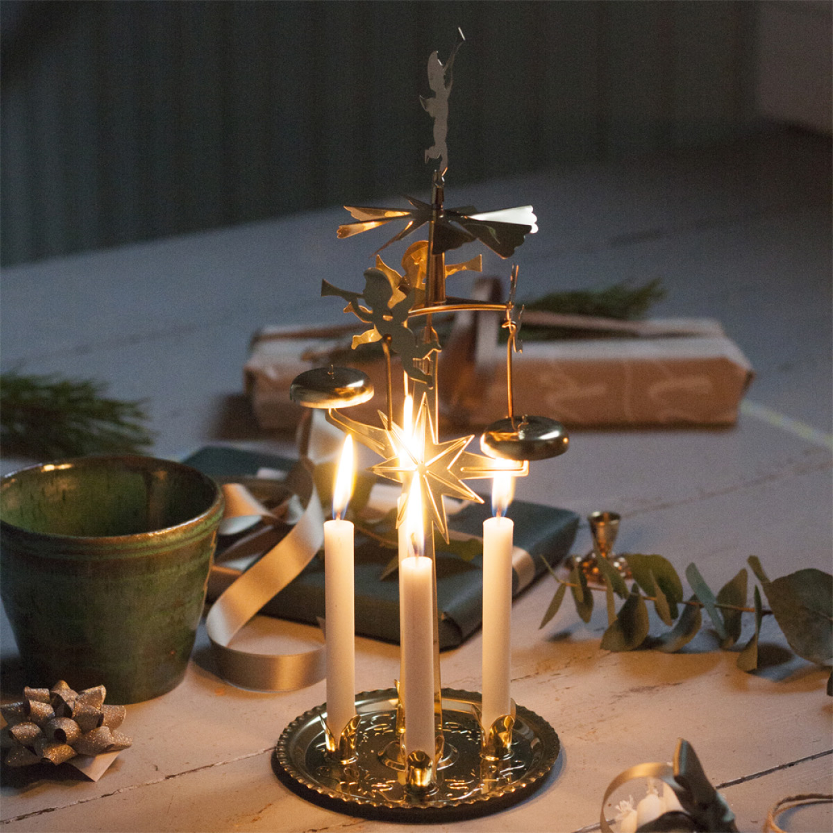 Liljeholmens Juletrelys 11,7 cm 20 stk hvit