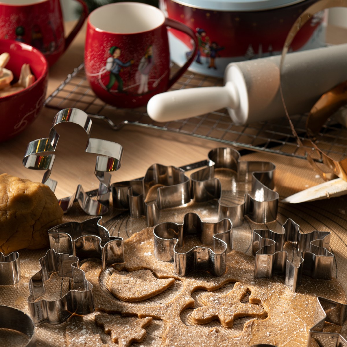 Modern House bAYk pepperkakeform 2 stk mann sølv