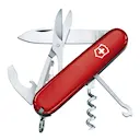 Compact fickkniv 15 funktioner röd
