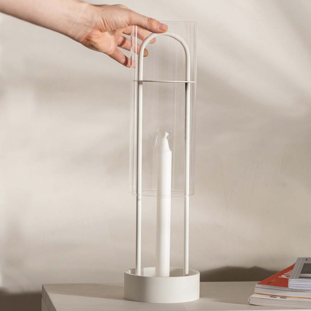 Design House Stockholm Lotus lanterne hvit