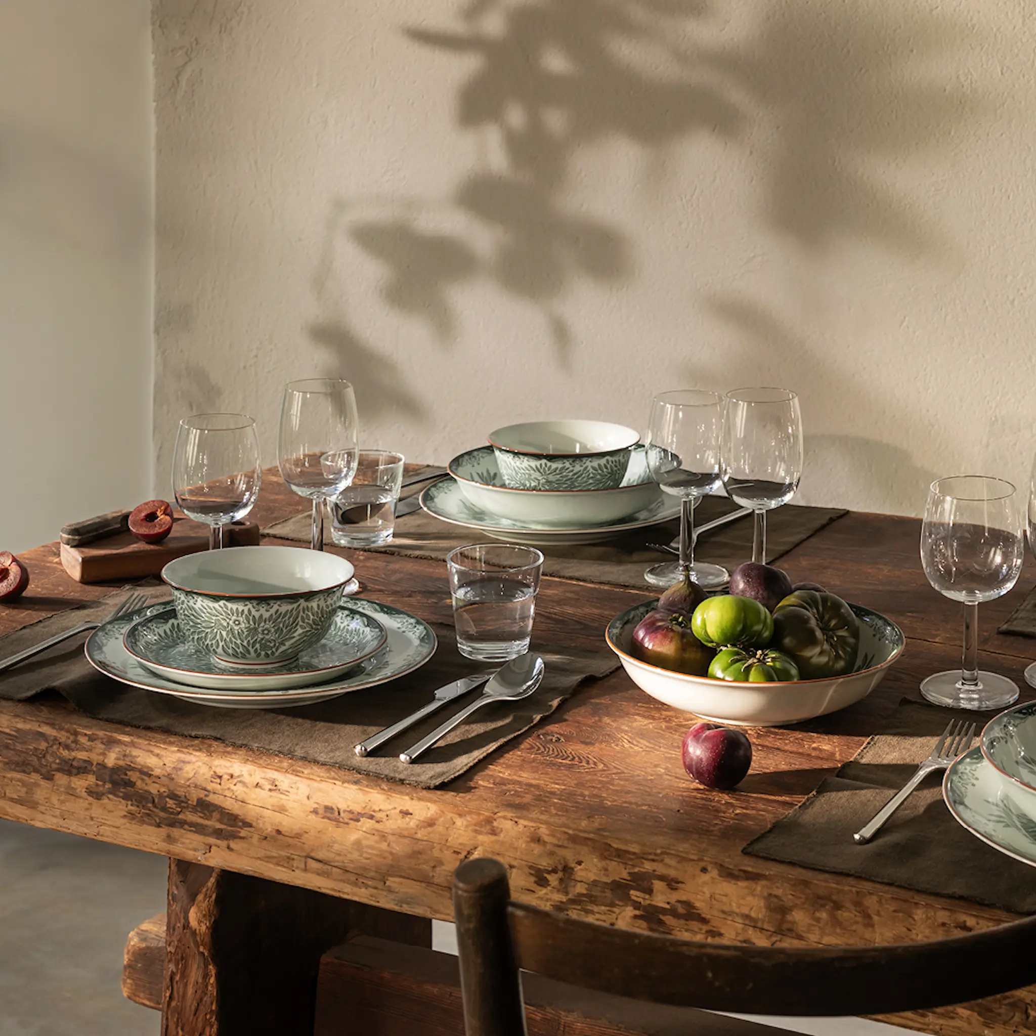 Rörstrand Ostindia Floris Kulho 50 cl Vihreä