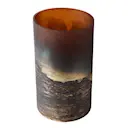 Lana vas 25 cm brun/guld