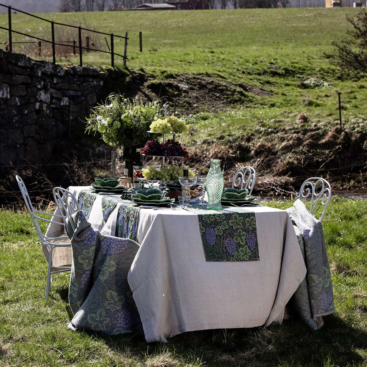 Ekelund Vine løper 35x120 cm grønn