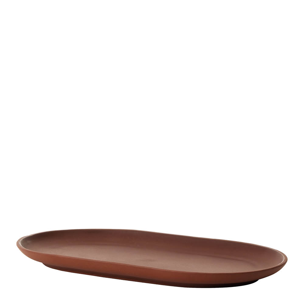 Design House Stockholm Sand Secret Tallrik Oval Röd