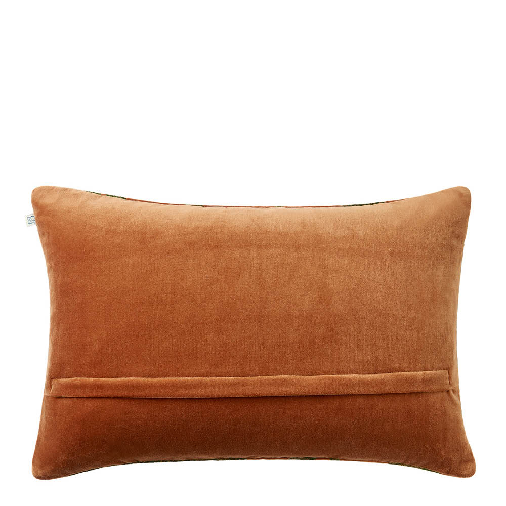 Chhatwal & Jonsson Chand putetrekk velur 40x60 cm Terracotta/Cactus Green