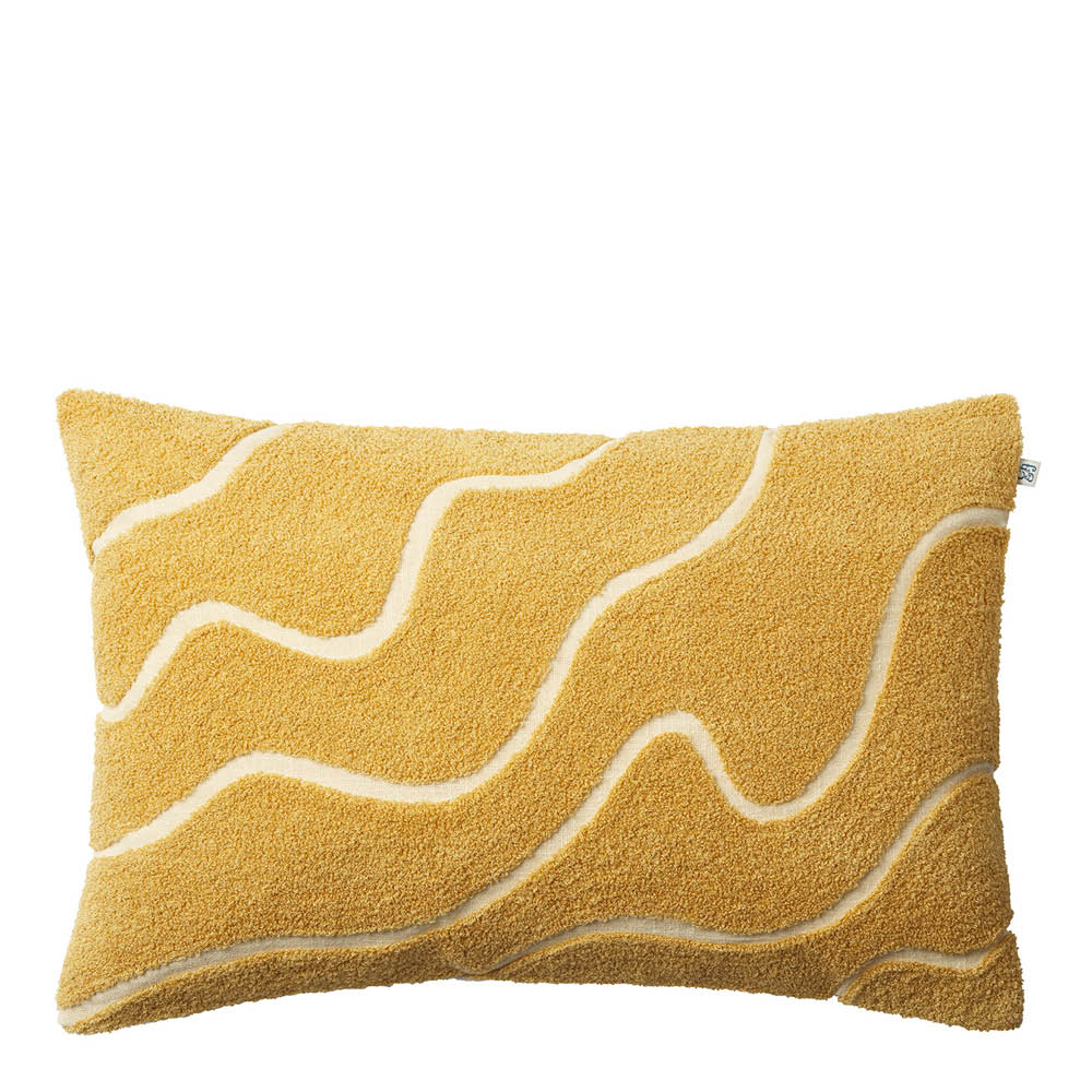 Chhatwal & Jonsson Kashi kuddfodral linne/bomull 40x60 cm Spicy Yellow
