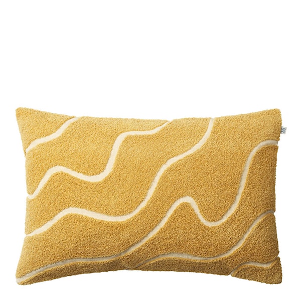 Kashi kuddfodral linne/bomull 40x60 cm Spicy Yellow