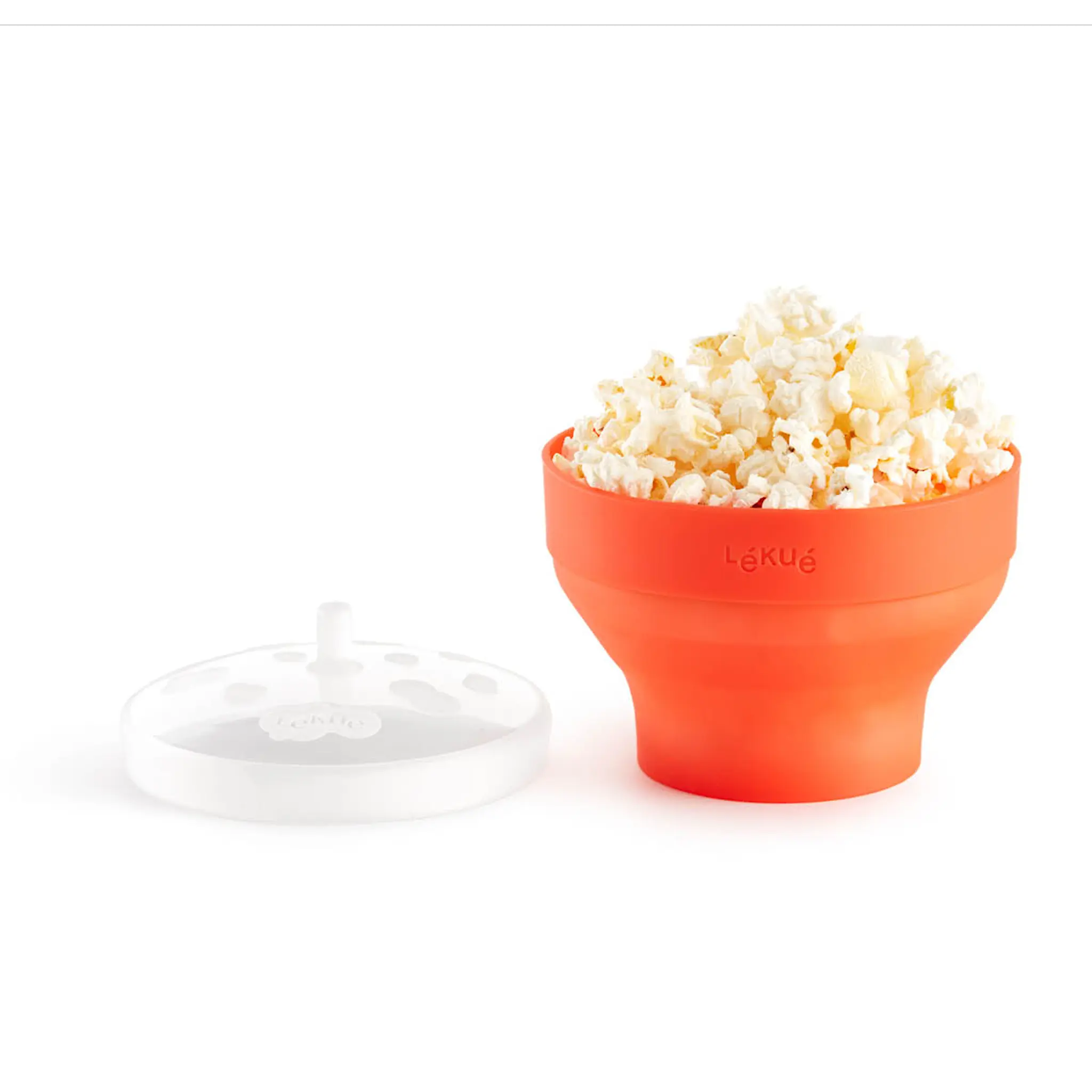 Lékué Popcornmaker för mikrovågsugn 0,7 L 2-pack röd