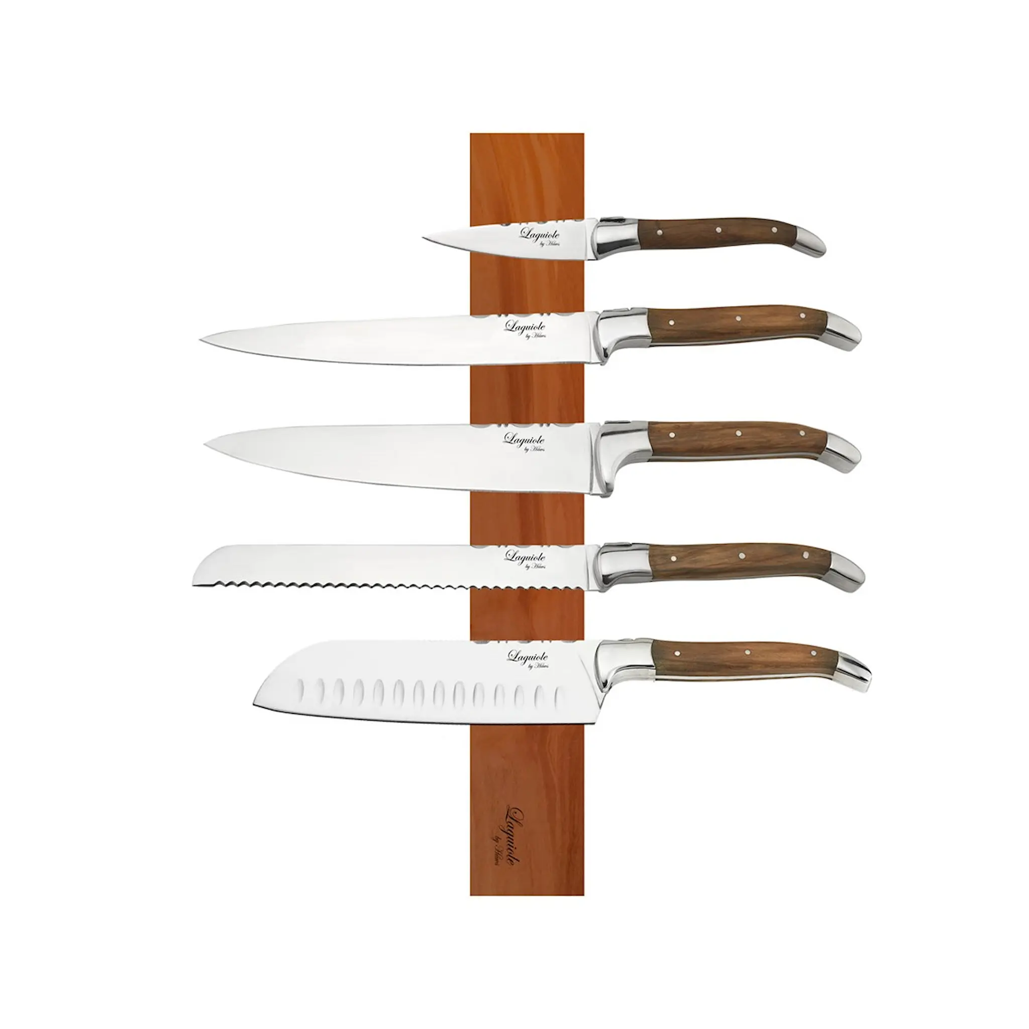 Laguiole by Hâws Magnetlist för knivar 40 cm olivträ