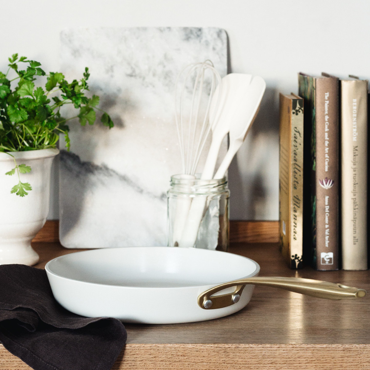 Heirol Royal Pearl Stekpanna 24 cm Vit