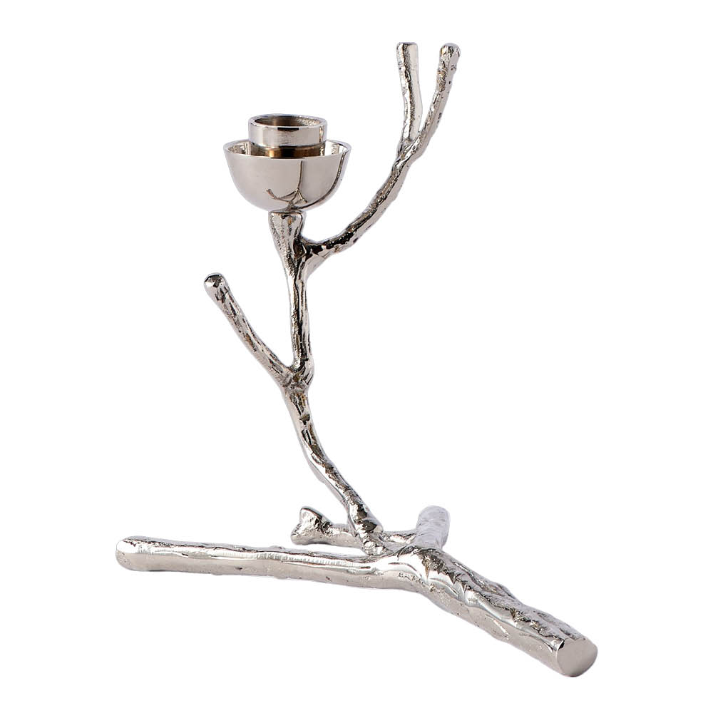 Pols Potten Twiggy kynttilänjalka XS 18 cm kulta/hopea