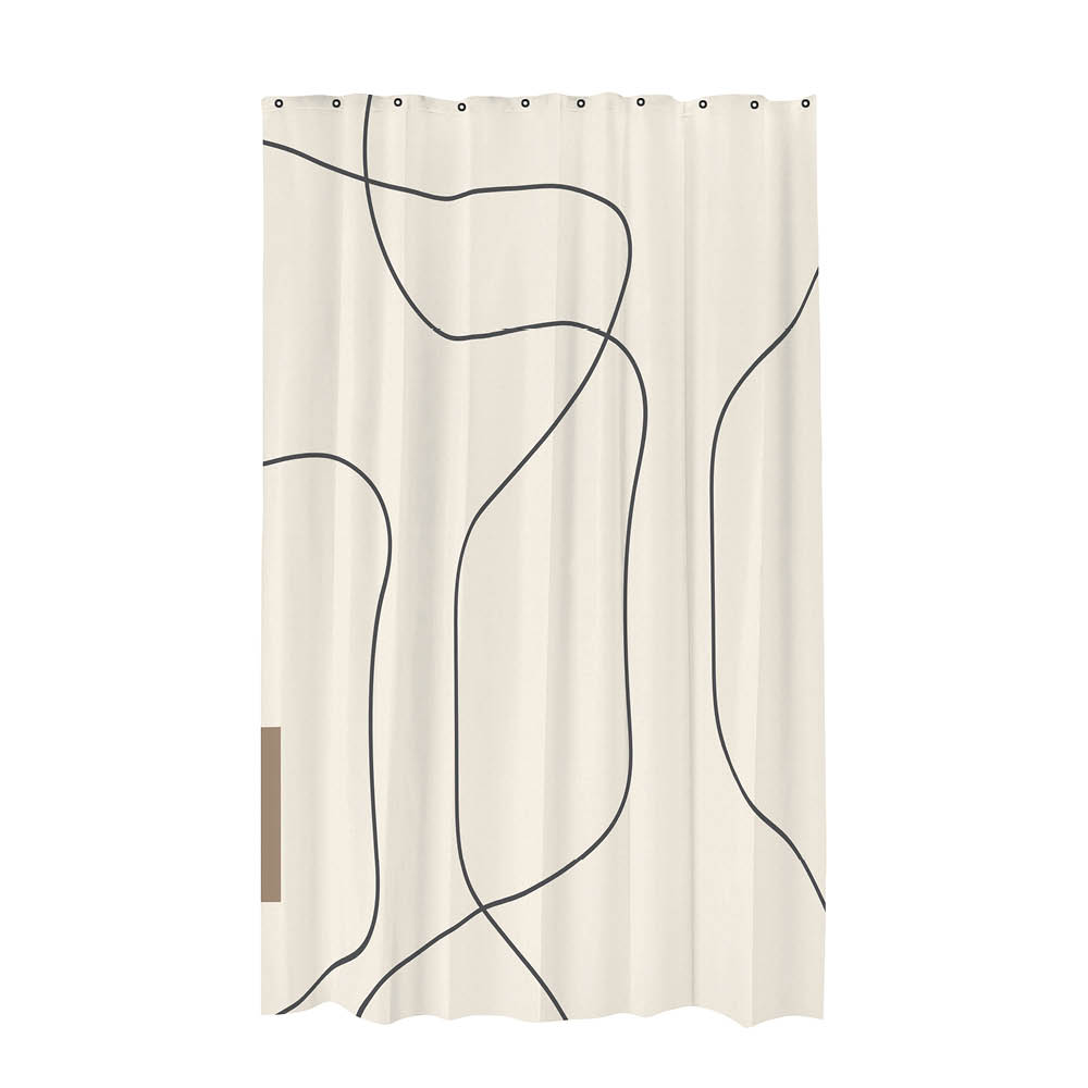 Mette Ditmer Shadow dusjforheng 200x150 cm offwhite