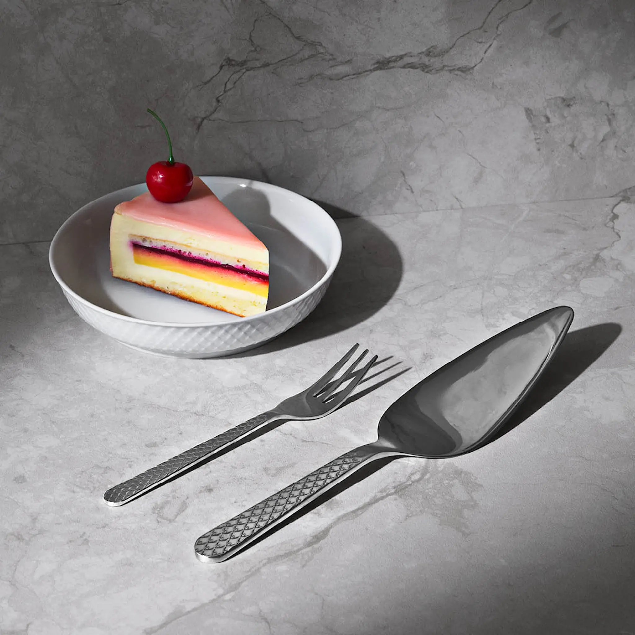 Lyngby Porcelæn Rhombe tårspade stål