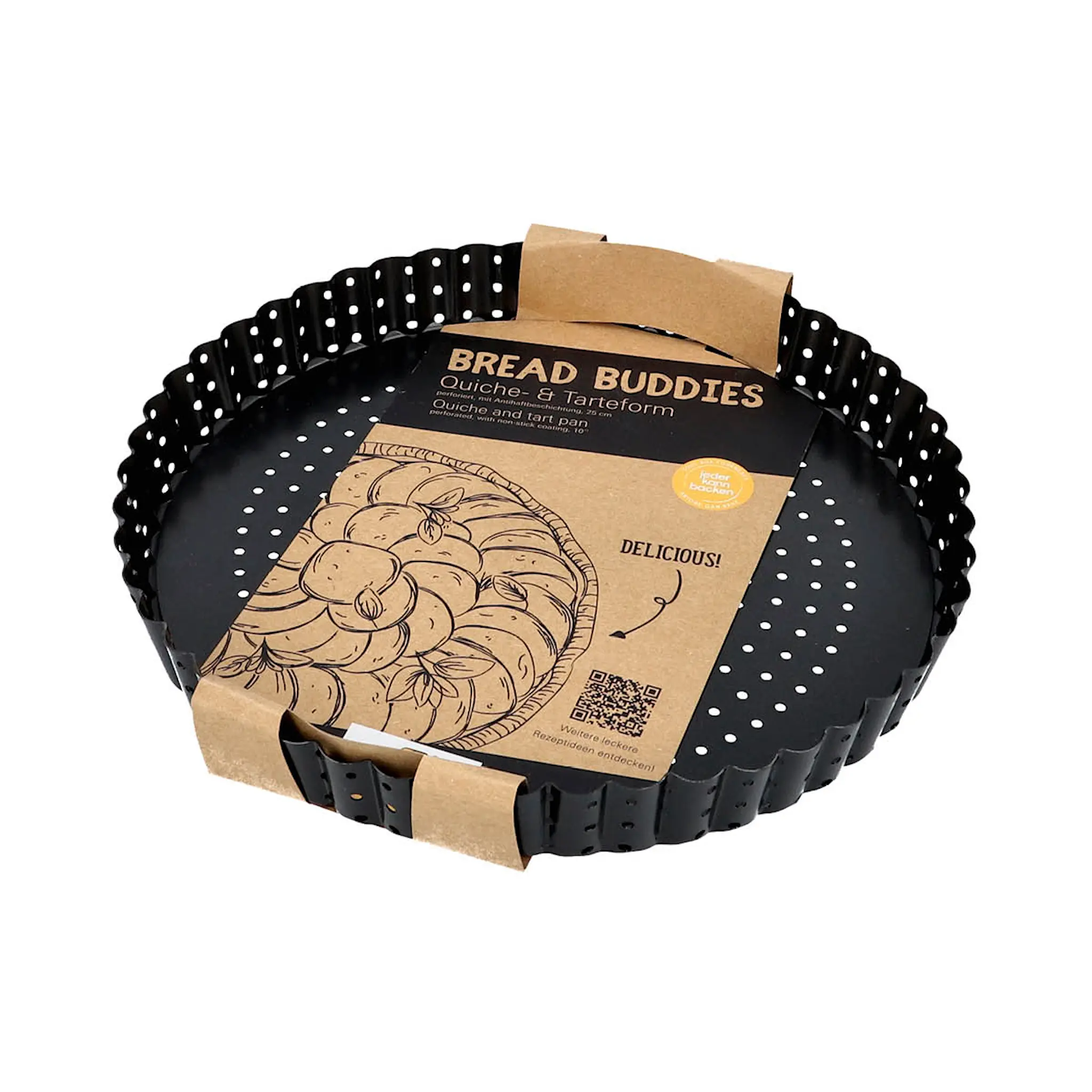 Birkmann Bread Buddies pajform 25 cm perforerad