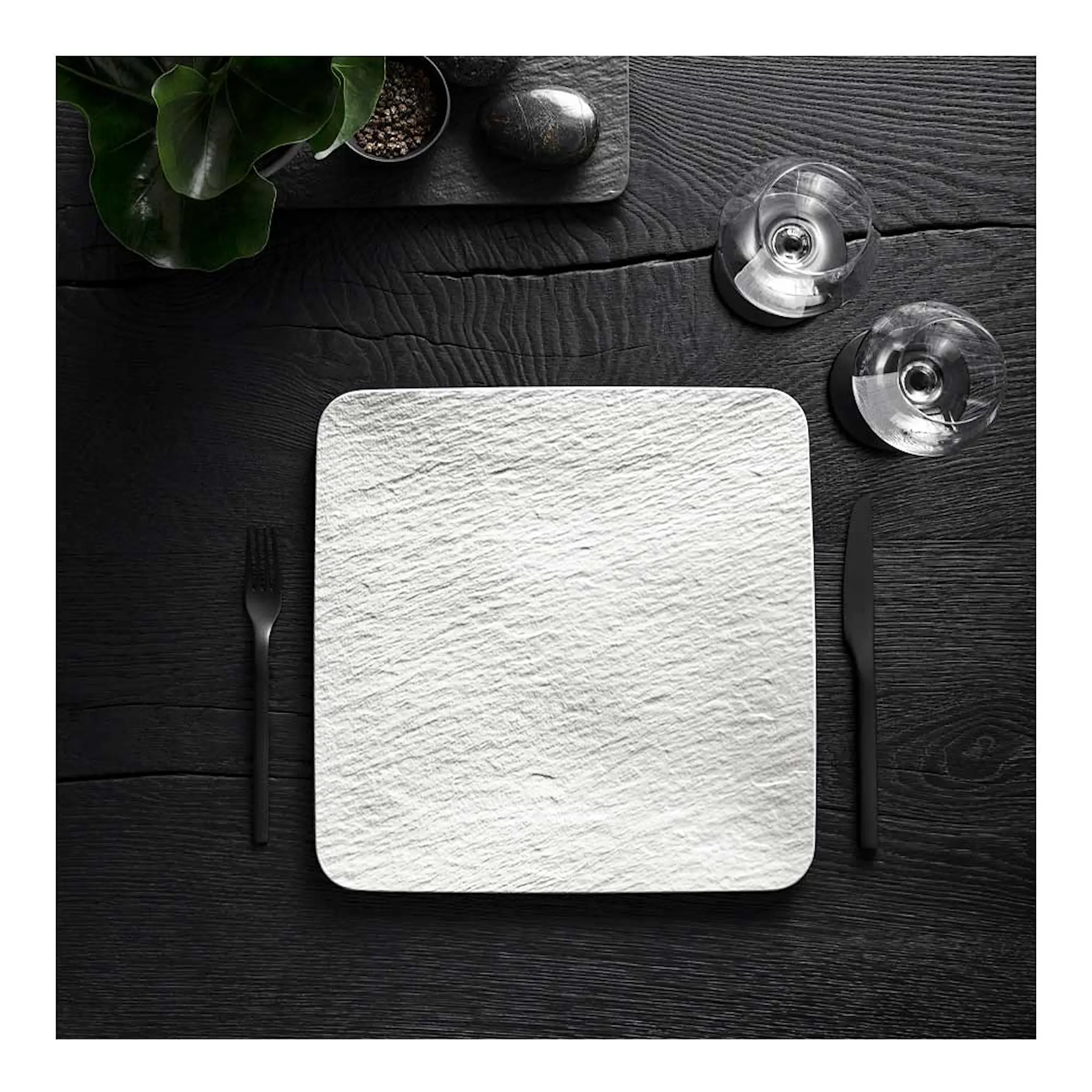Villeroy & Boch Manufacture Rock Serveringsfat 32x32 cm Vit