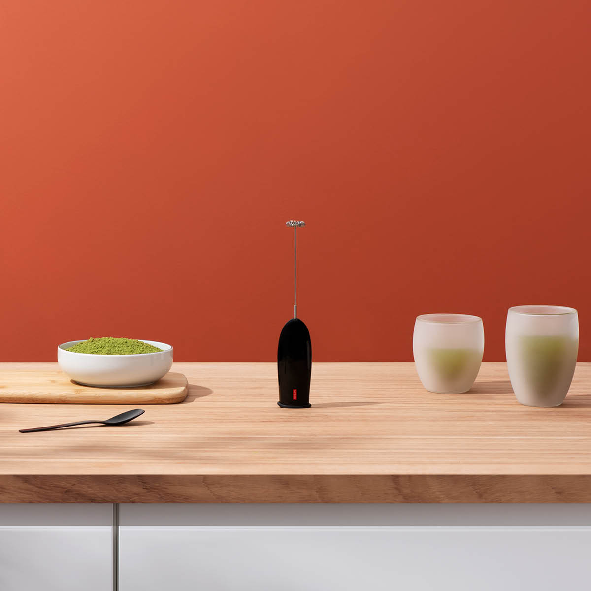 Bodum Schiuma batteridreven melkeskummer svart