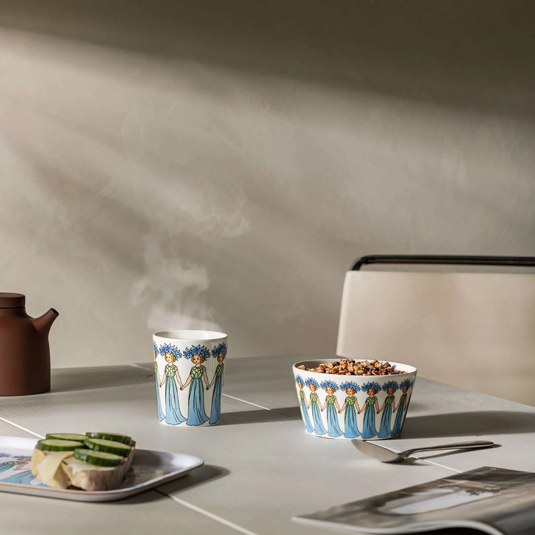 Design House Stockholm Elsa Beskow Tarjotin 20x27 cm Ruiskaunokki