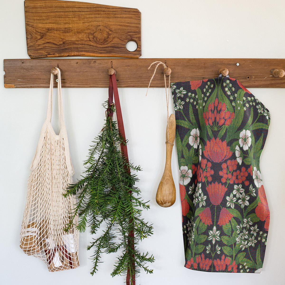 Ekelund Julblommor håndkle 35x50 cm