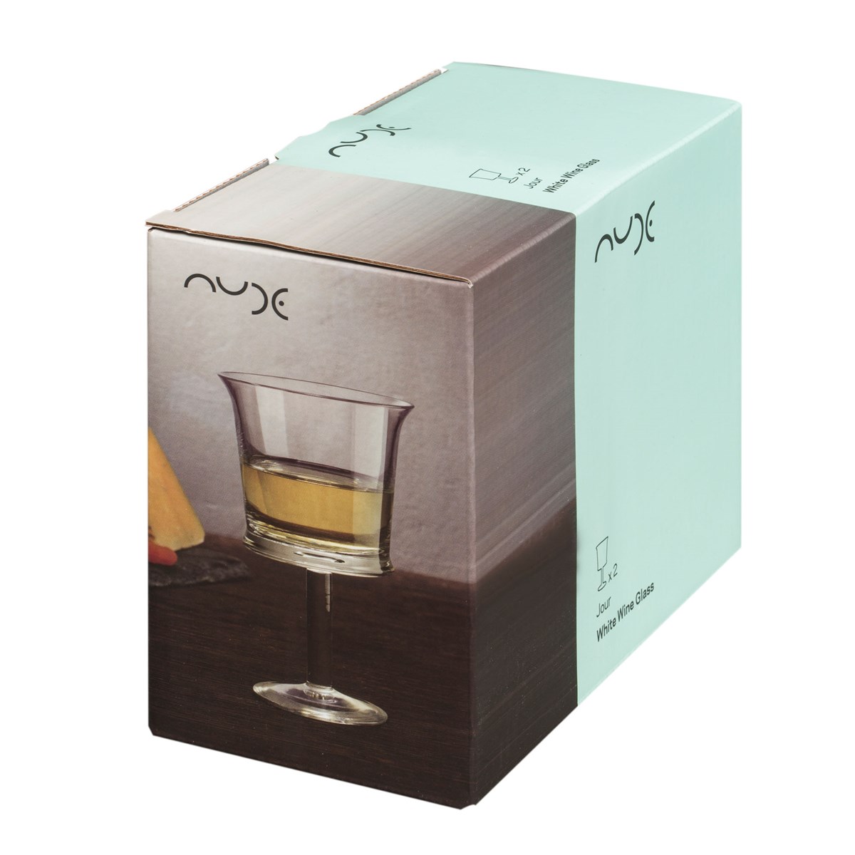 NUDE Jour Vitvinsglas 15 cl Set M/Två Glas