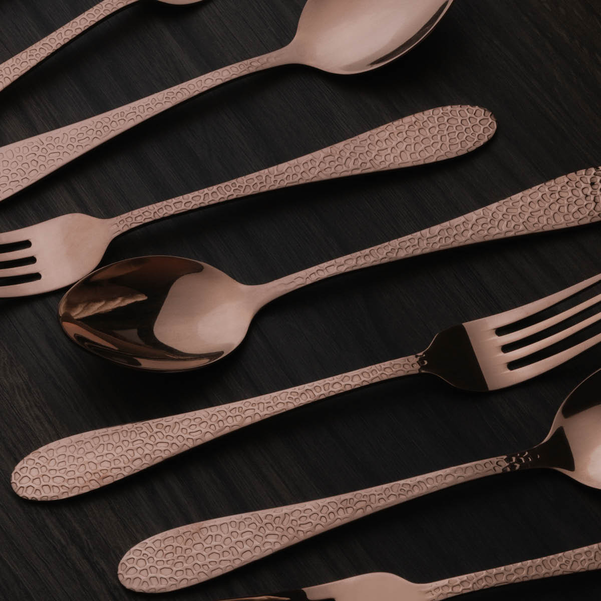 Vargen & Thor Frost Jälkiruoka-aterimet 8 osaa Kupari