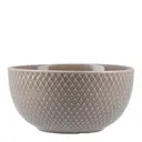 Rhombe Earth skål 13 cm clay