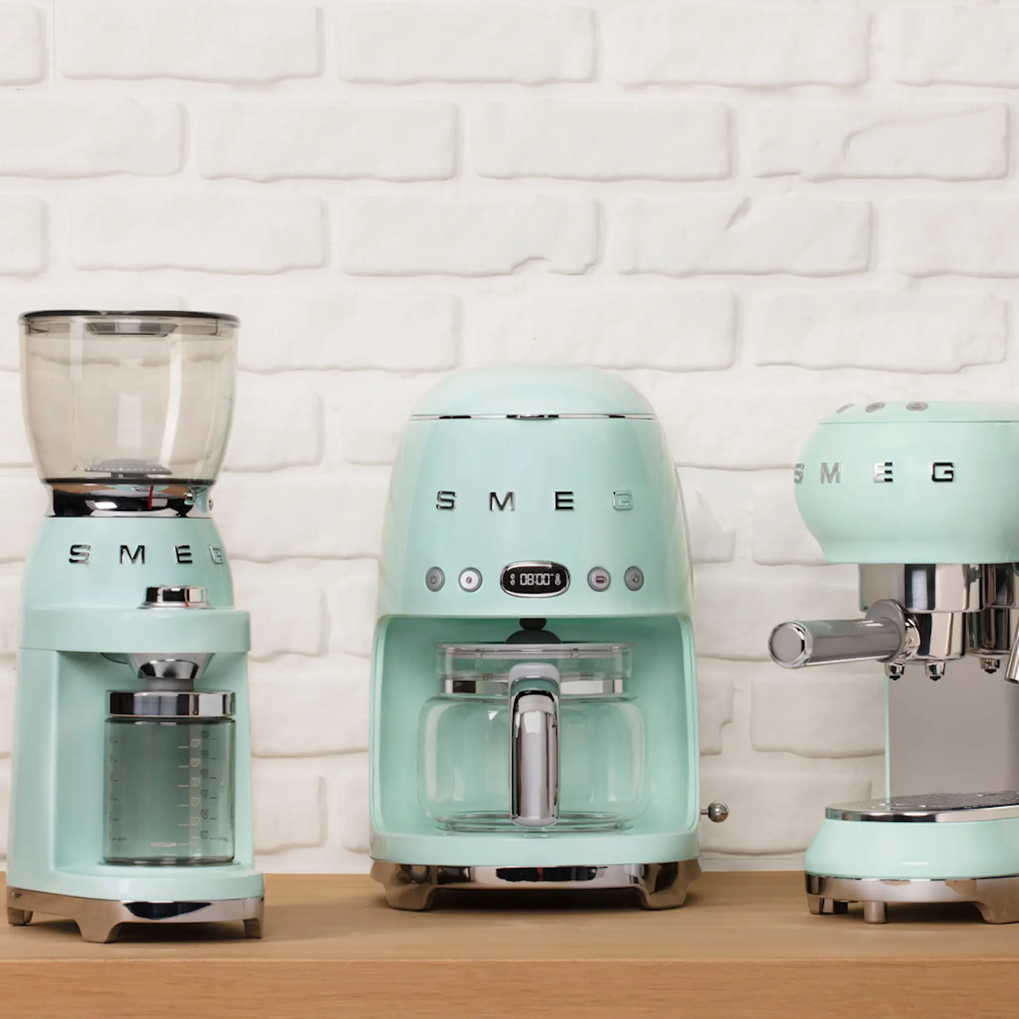 Smeg Kaffekvarn CGF11 350 g pastellgrön
