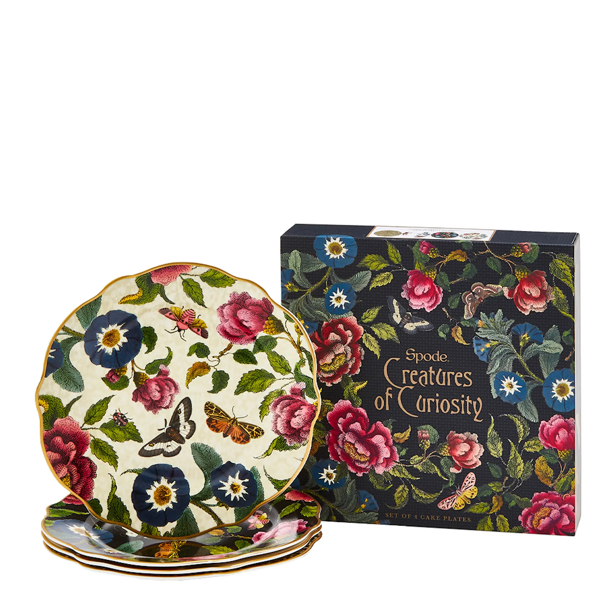 Spode Creatures of Curiosity Leipälautanen 19 cm 4 kpl