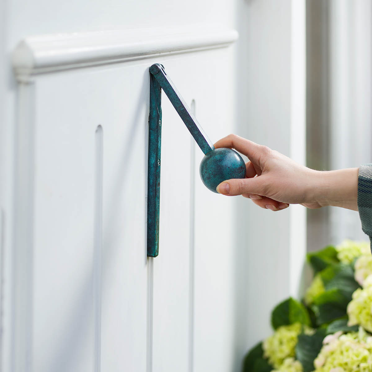 Klong Klonk dørbanker 25x6 cm blågrønn