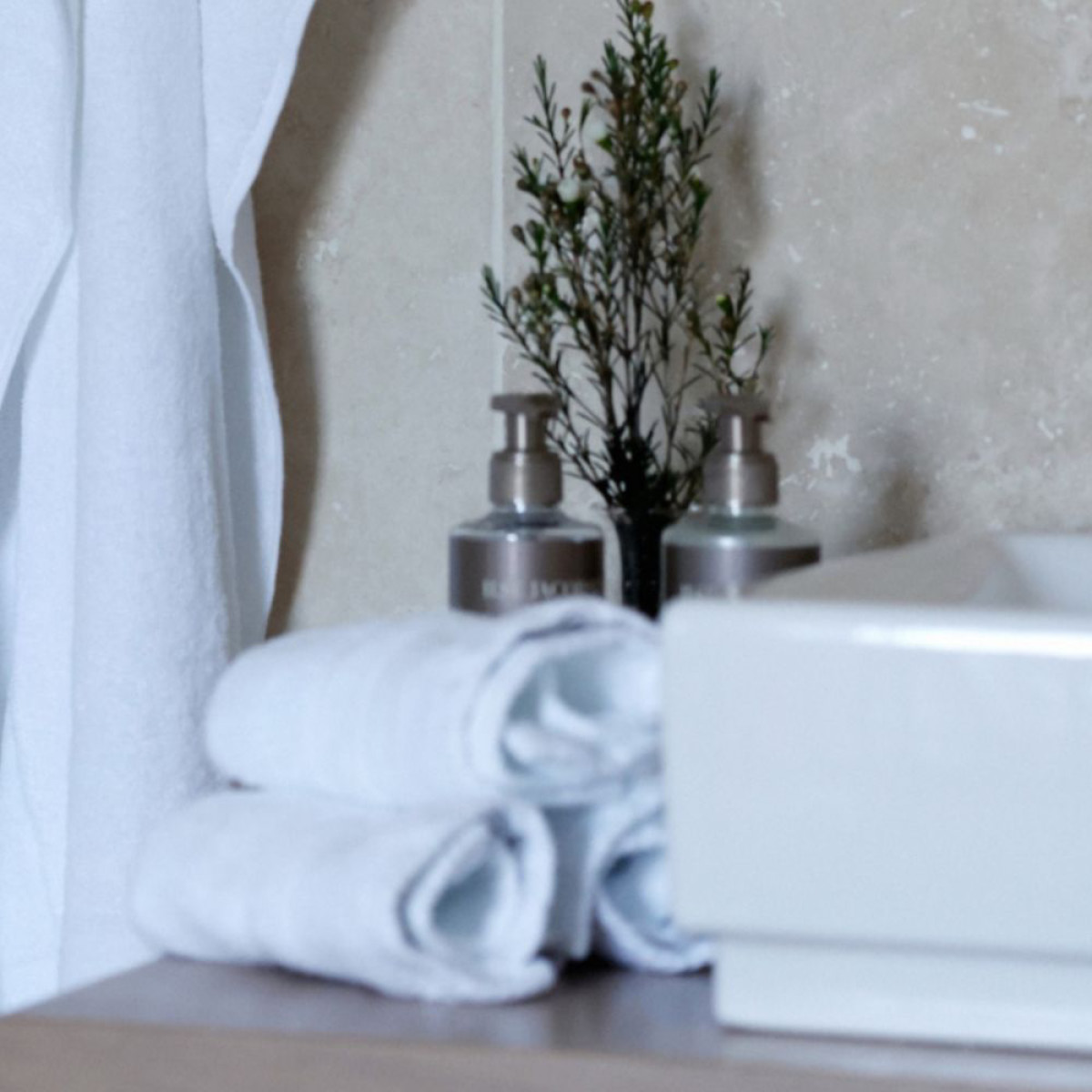 Home by Ilse Jacobsen Bath Collection Pesulappu 30x30 cm 4 kpl White Cotton