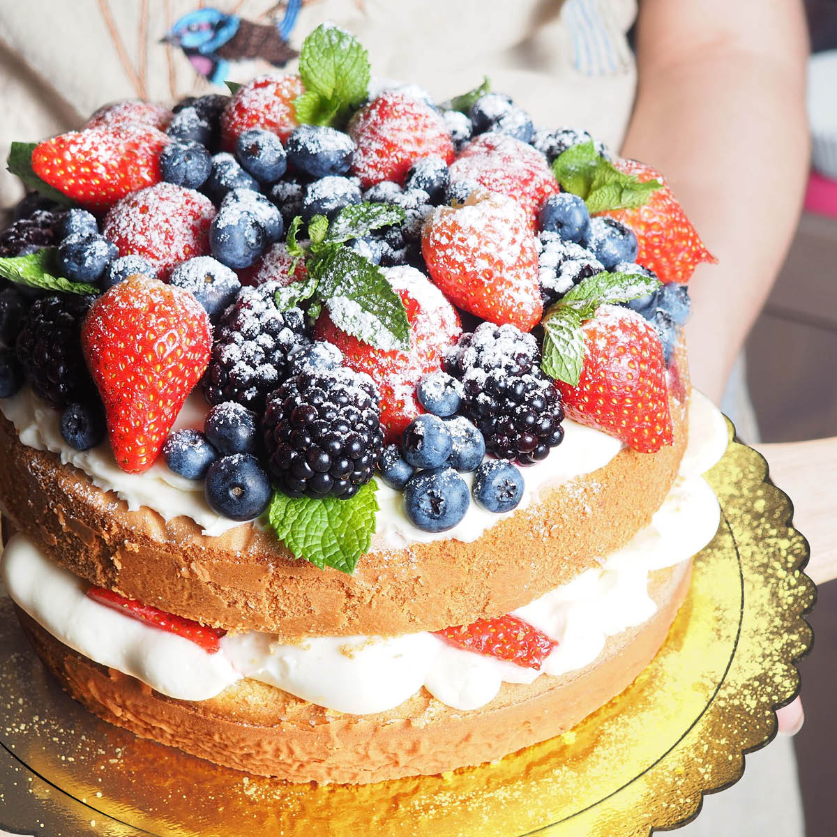 Modern House bAYk kakefat sett 3 deler 20/25/30 cm gull