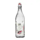 Mumin glasflaska Smultron 1 L