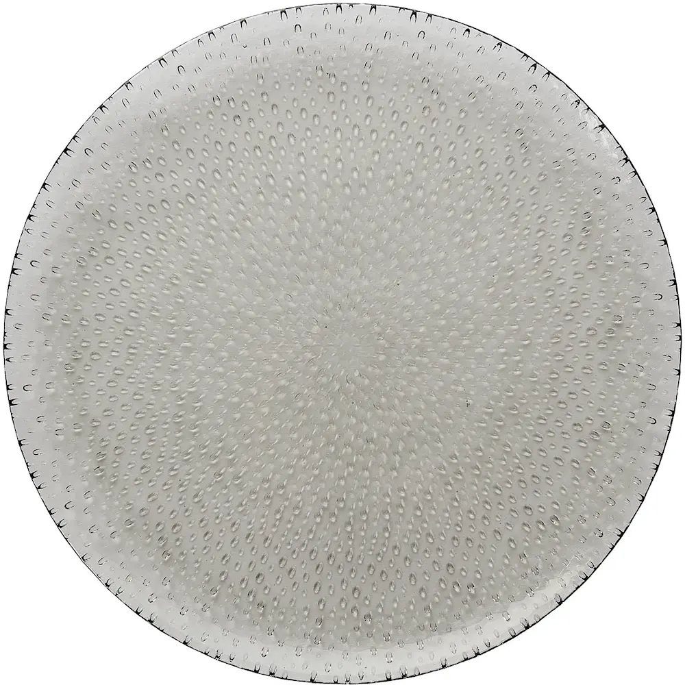 Raw Glass Bead Lautanen 27 cm Smoke