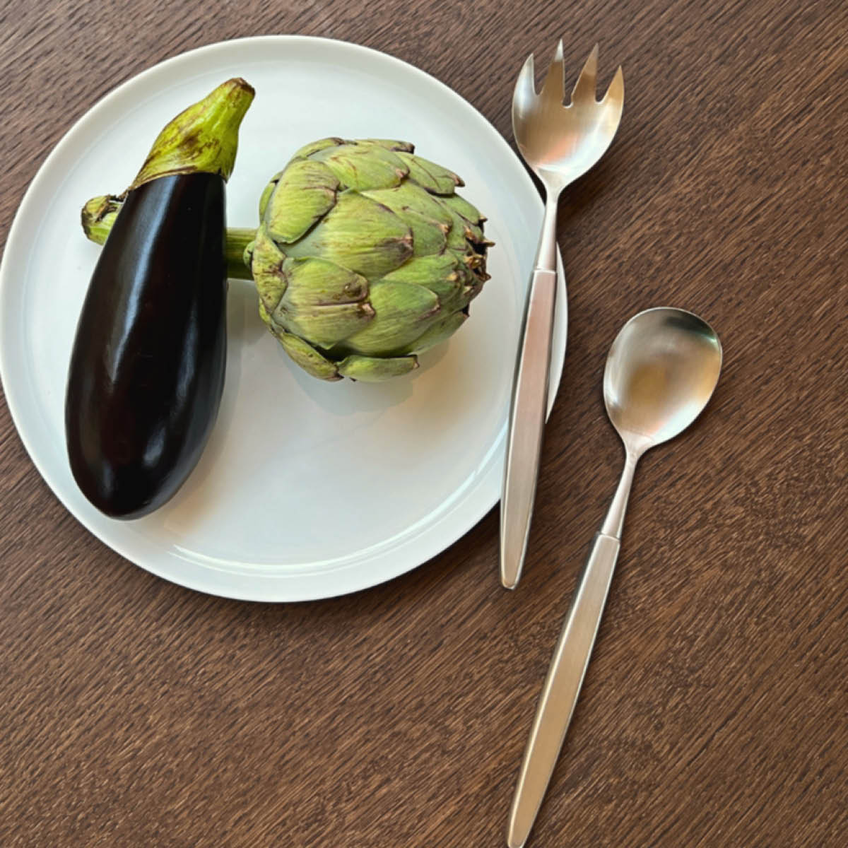 Skaugum Salaattiottimet 2 osaa Harjattu teräs