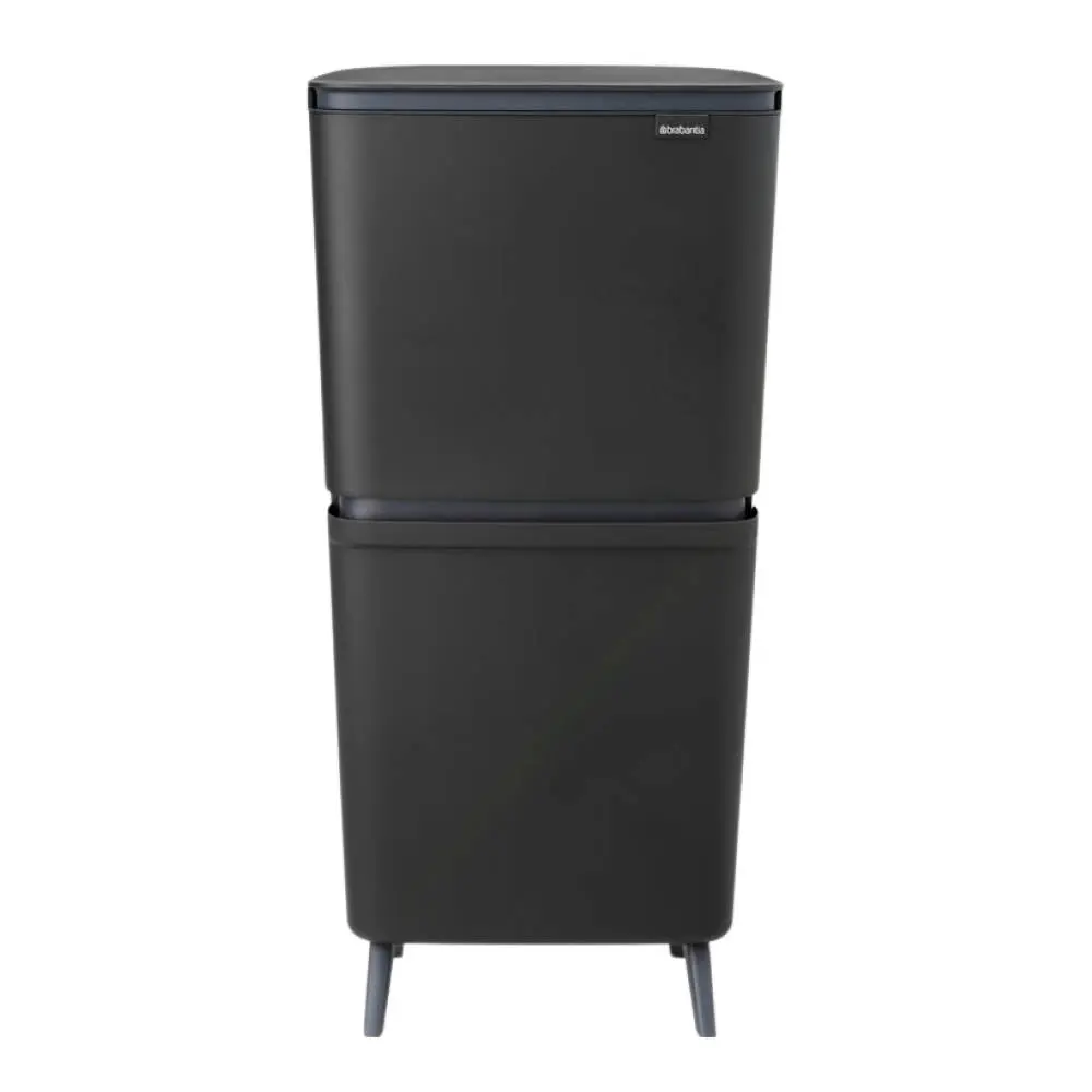 SortUp Jäteastia 10+10+25 L Tummanharmaa