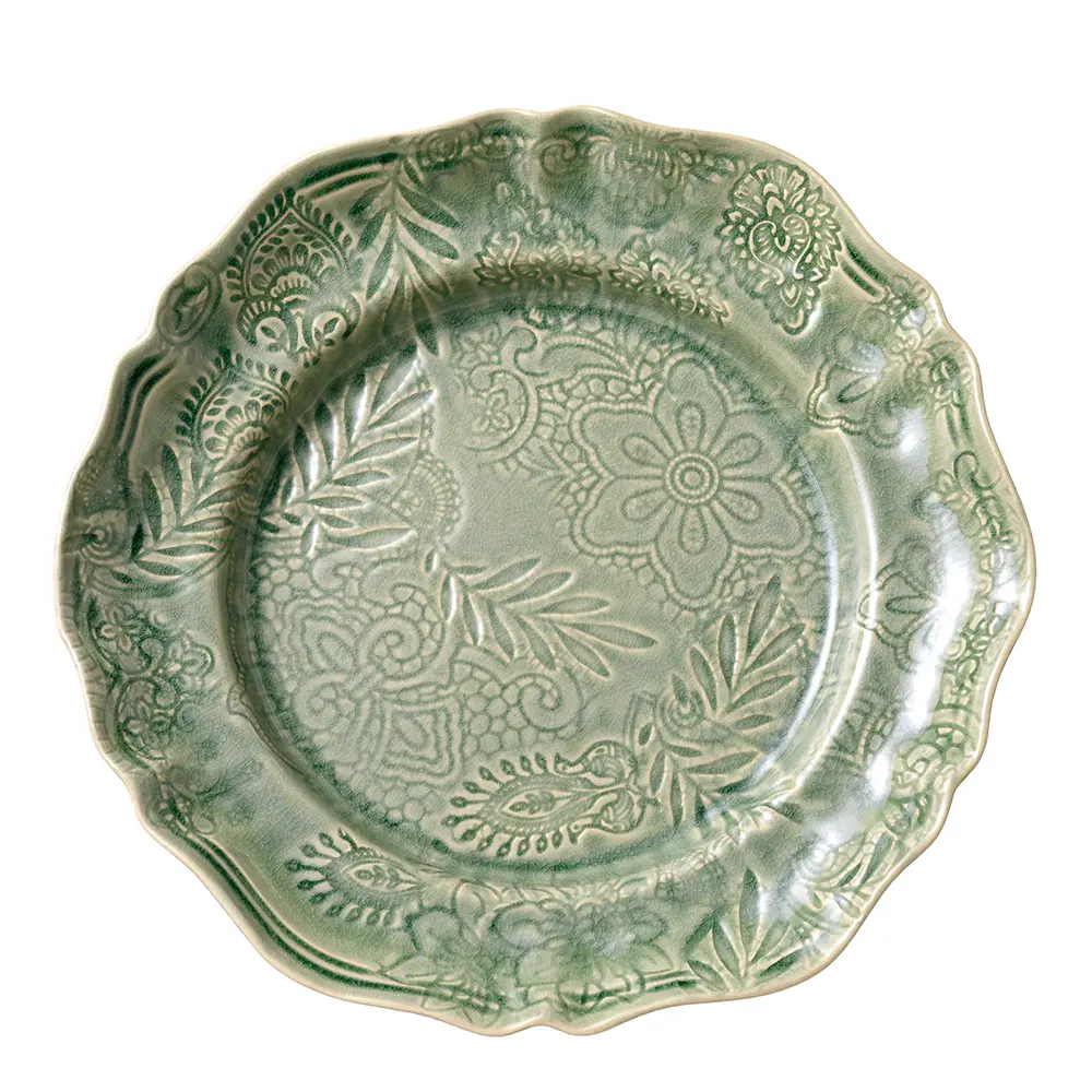Arabesque Tarjoiluvati pyöreä 34 cm Antique