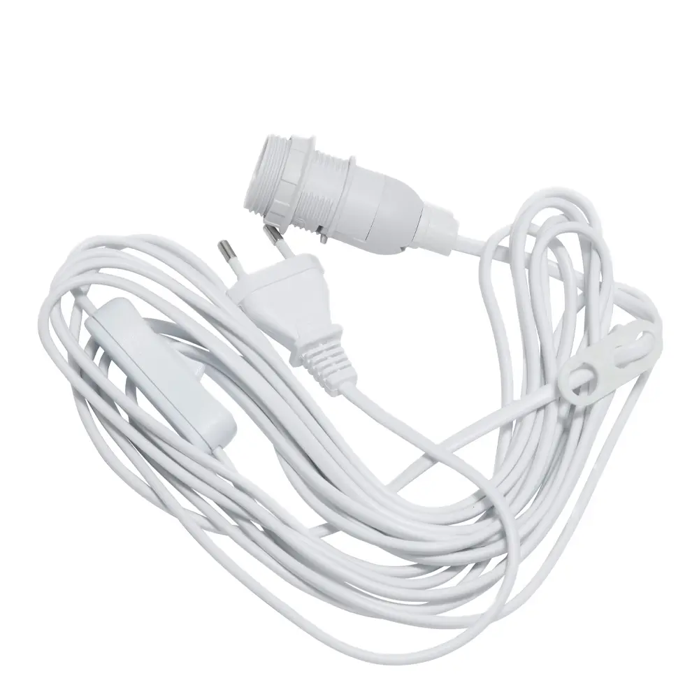 Basic johtoteline E14 5 m Valkoinen