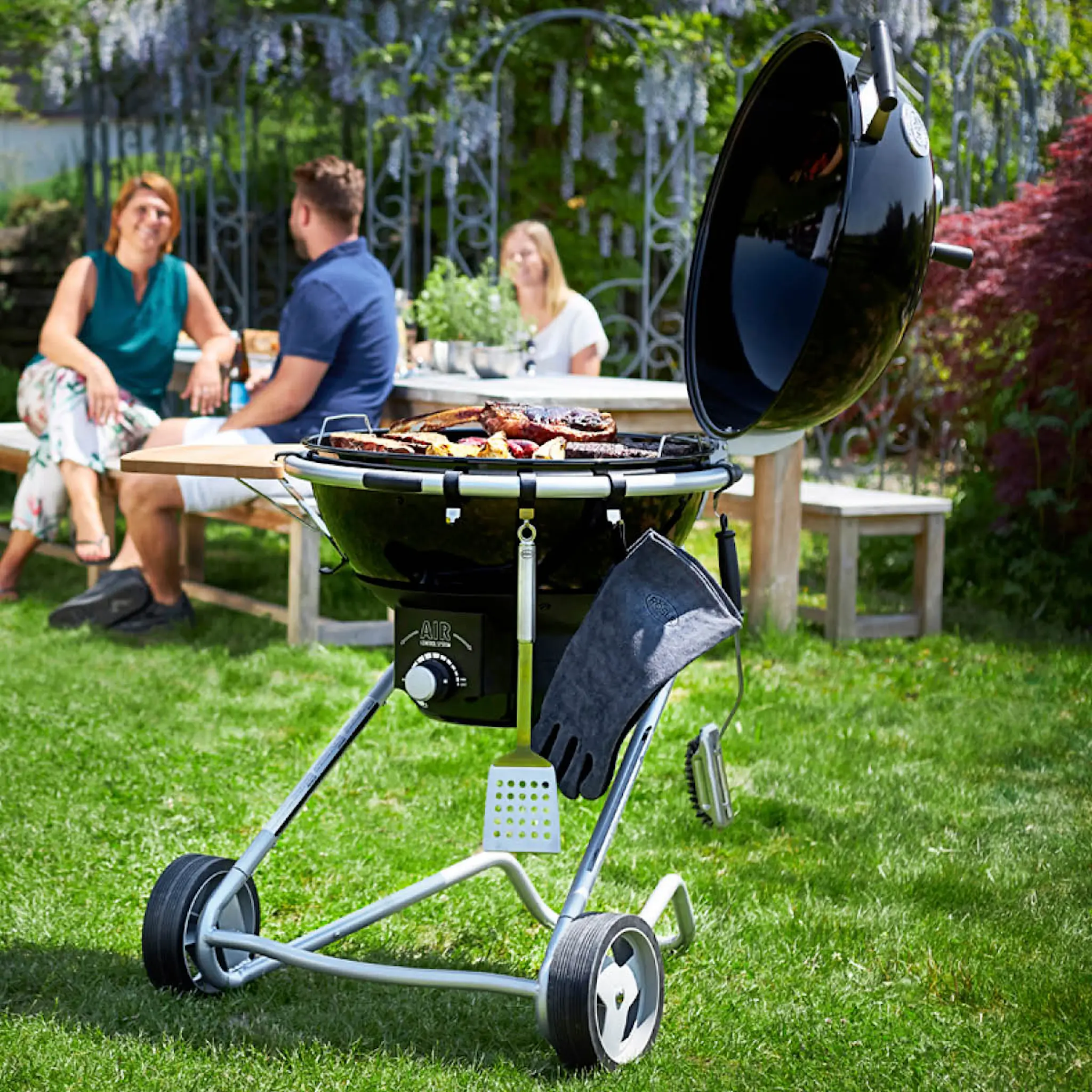 Rösle Air kolgrill F60 emaljerat stål/svart